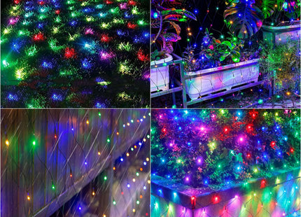Lichtgordijn | IJspegel Verlichting | Inclusief USB En Afstandsbediening | 144 LED | Multicolor | 3 M | Raster