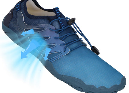 Waterschoenen - AQUA Shoes - Sneldrogend - Rubber - Unisex - Blauw/Zwart - Maat 44