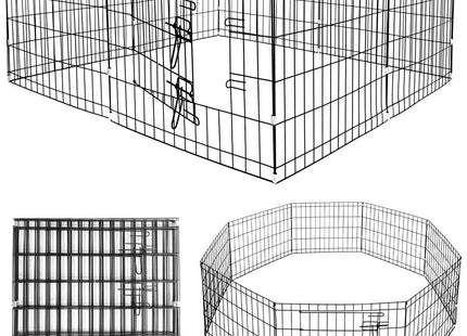 Hondenbench | Hondenren | 160 x 60 cm | Zwart