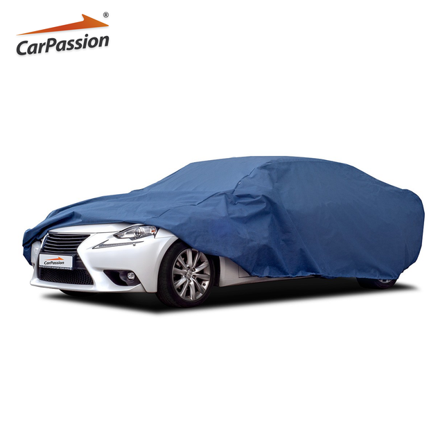 CarPassion Premium Autohoes Sedan - Beschermhoes - Waterdicht & Vorstbestendig - Maat XXL - Blauw - Lengte 500 - 535 cm