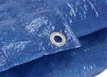 Afdekzeil | Dekzeil | Zeildoek | Waterdicht | PVC | 8 x 5 m | 60 g/m2 | Blauw