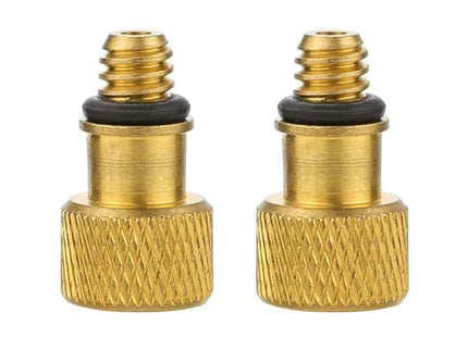 Verloopnippels Fietspomp | Fietspomp | 36 Stuks | Universeel | Goud/Zwart