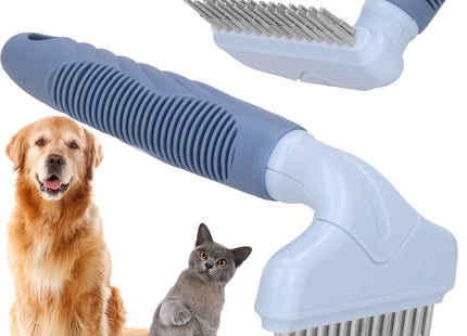 Pinnenborstel | Hondenborstel | Kattenborstel | 14,5 cm | Blauw