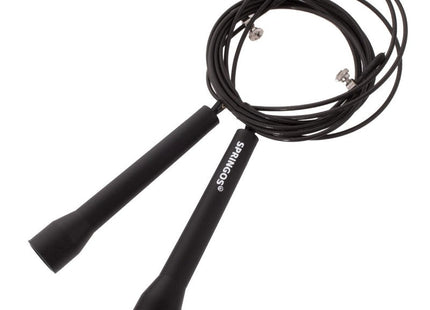 Springtouw | Sport Springtouw | Fitness Springtouw | Verstelbaar | Zwart 3m