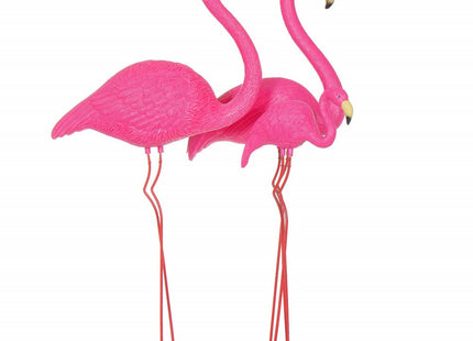 Flamingo | Tuinsteker | 70 cm | Set Van 3 | Roze