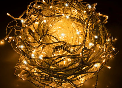 IJspegel Verlichting | 20 m + 2.5 m Snoer | 500 LED | Warm Wit | Koppelbaar | Flash