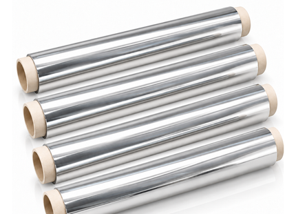 Aluminiumfolie 4 rollen van 44 cm x 100 Meter - 11 Micron - Horeca en Keukenfolie - Totaal 400 Meter