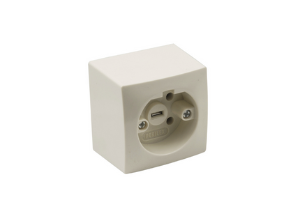 Perilex opbouw contactdoos 16A Crème