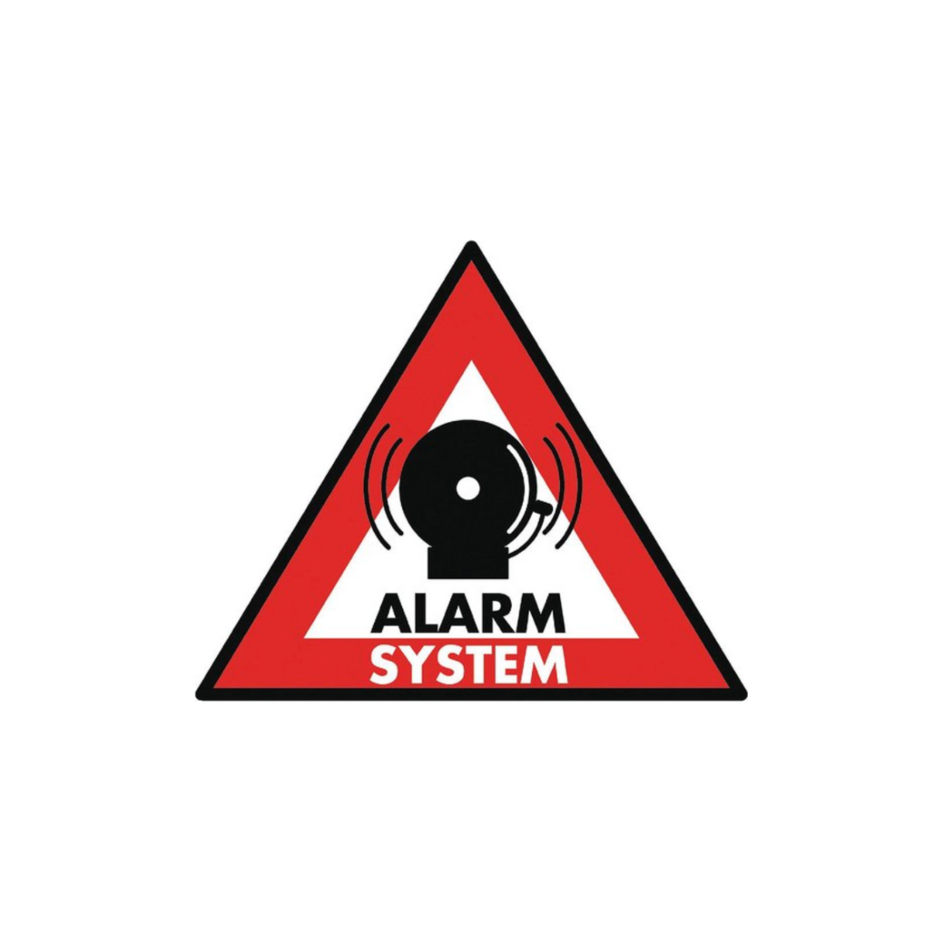 Alarmsysteem sticker