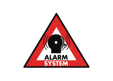 Alarmsysteem sticker